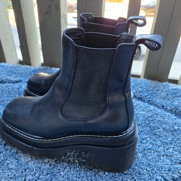 Sandro Women's Akis Stretch Platform Chelsea Boots, size 40 - Picture 3 of 3